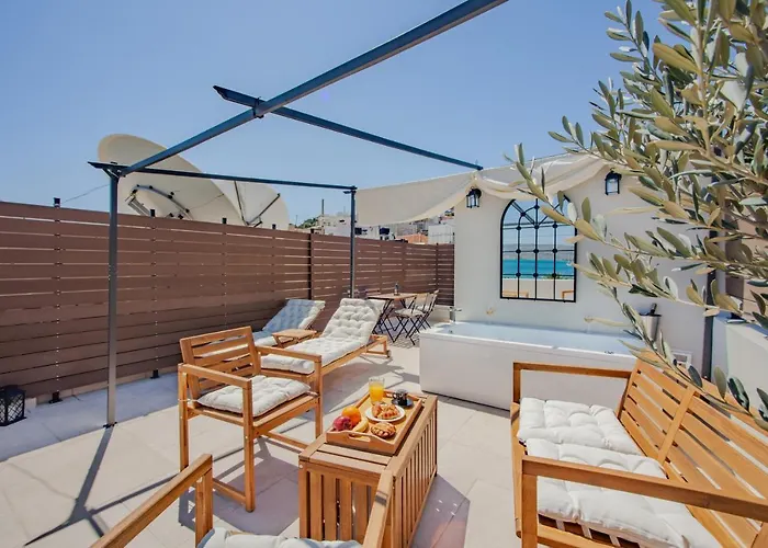 Elounda Helios Luxury Apartment With Rooftop Jacuzzi
